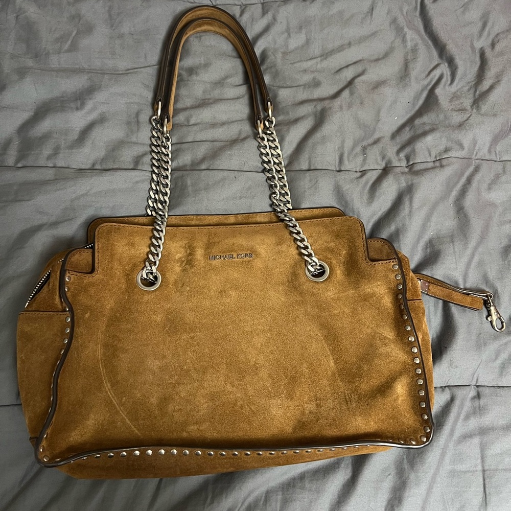 Michael Kors Tan Suede Women's Bag